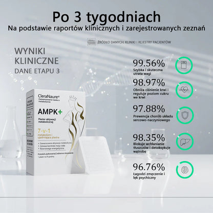 ⭐⭐⭐CleraNaure® 7-w-1 metabolizm i ujędrniająca plastra (technologia mikrodyfuzji, 24-godzinny efekt) do kontroli wagi, apetytu, energii i metabolizmu cukru 💡