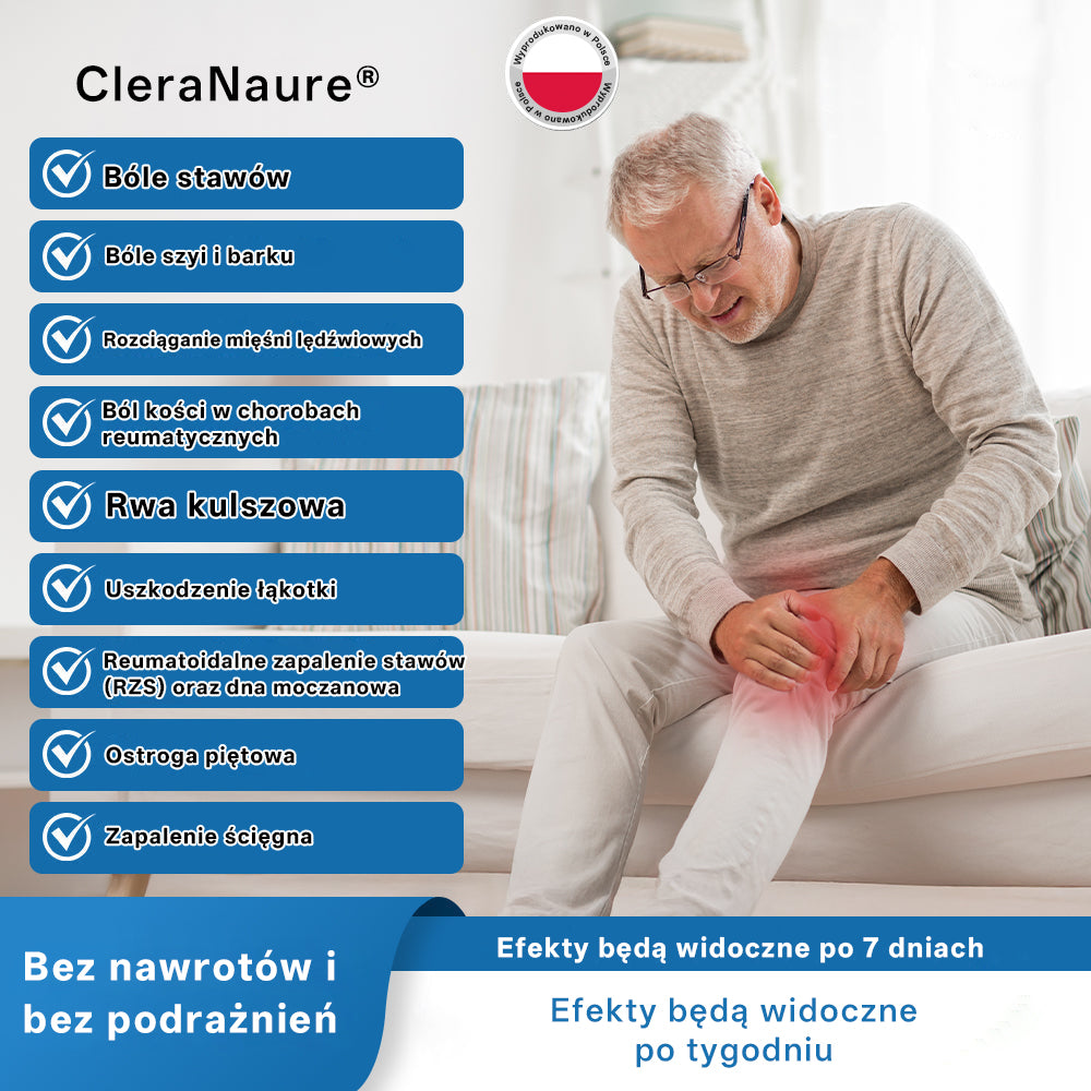 🥇CleraNaure® BPC-157 Krem do Leczenia Stawów🦴 Leczy Artretyzm, Neuropatię, Reumatyzm, Urazy Sportowe i Więcej