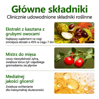 🌿Pożegnaj się z opuchniętymi, bolącymi nogami – CleraNaure® FluidEase Profesjonalny krem na krążenie w nogach przynosi prawdziwą ulgę! ✨🦵