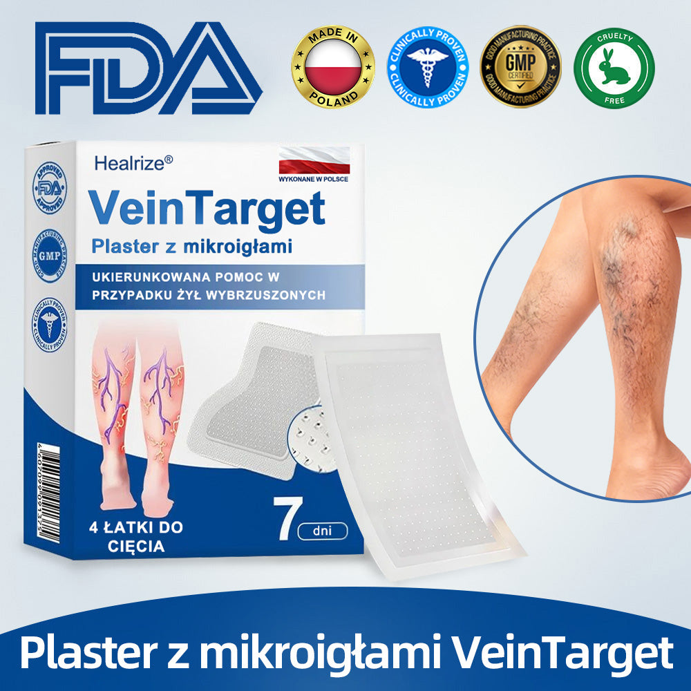 💎Healrize® VeinTarget Plaster z mikroigłami✨