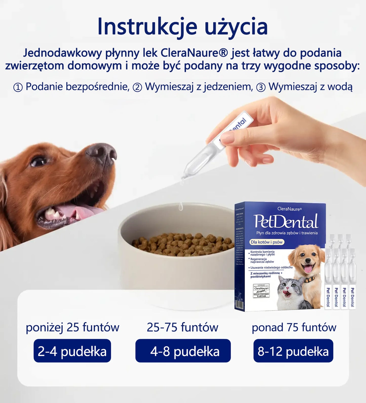🥇[Oficjalny sklep] CleraNaure® Płyn do pielęgnacji jamy ustnej dla zdrowia zębów i trawienia zwierząt – Odświeża oddech, usuwa kamień nazębny, wspomaga regenerację dziąseł i stabilizuje zęby (dla kotów i psów) – Oszczędź 80% już dziś!
