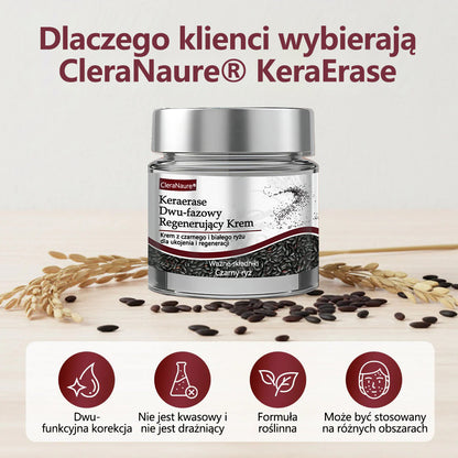 💎 CleraNaure® Keraerase Krem Odnowy o Podwójnym Działaniu - Krem z podwójnym działaniem do regeneracji skóry💎