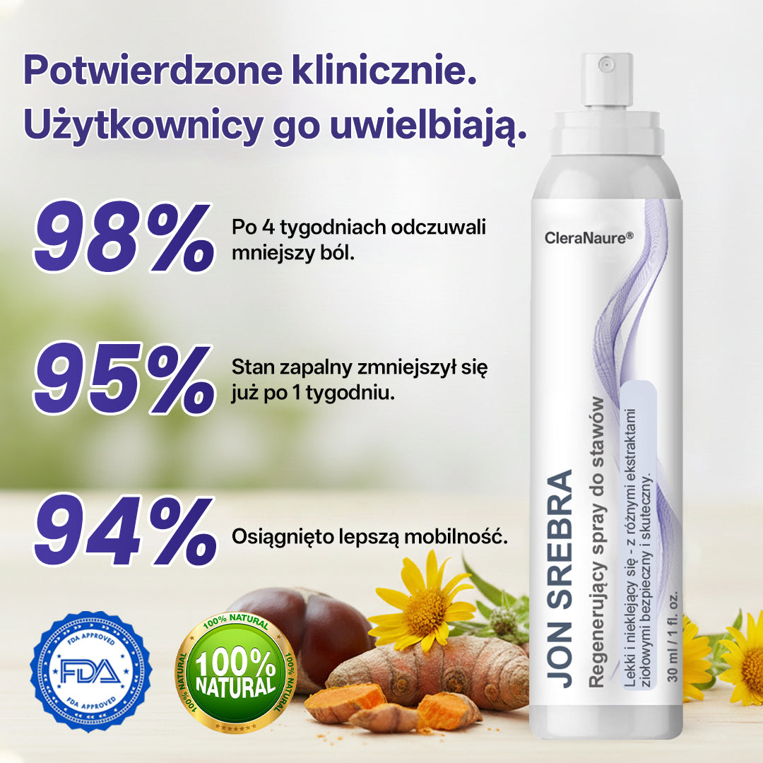 CleraNaure® Spray na Stawy z Jonami Srebra💕💕💕