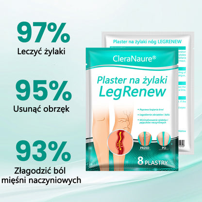 🥇CleraNaure® LegRenew Plaster na żylaki