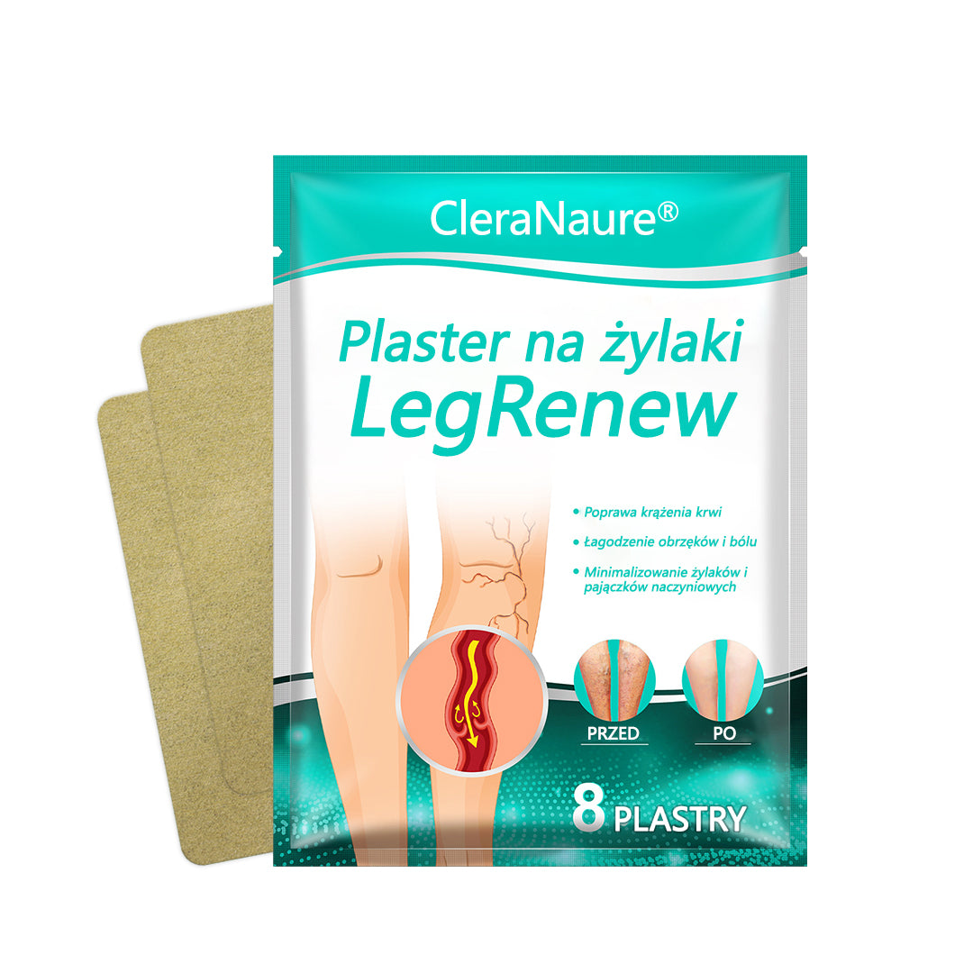 🥇CleraNaure® LegRenew Plaster na żylaki